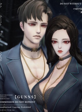 【4Gunns】剑灵游戏捏脸数据【虚幻四-人族情侣-杀手】正式服捏脸