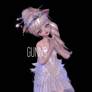 【4Gunns】剑灵游戏捏脸数据【虚幻三-灵女-自用款】剑灵私服捏脸