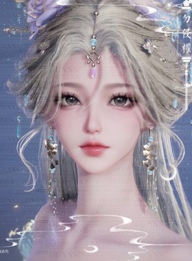 【4Gunns】诛仙世界捏脸数据 合欢职业女性捏脸 温柔纯欲 玲优