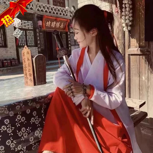 紫霞仙子衣服女cos服装大话西游同款古装全套东方不败汉服飘逸仙