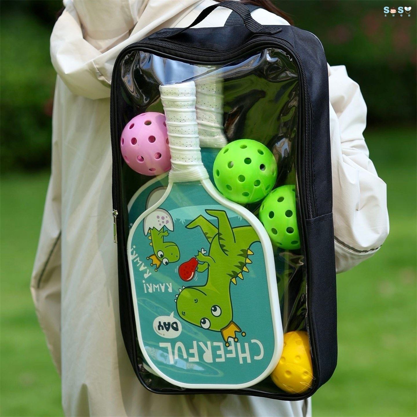 [SOSO全球]哈赛高匹克球儿童户外运动球拍套装 家庭亲子游戏互动,运动/瑜伽/健身/球迷用品,匹克球,淘宝优惠券,粉丝福利购,淘宝优惠卷