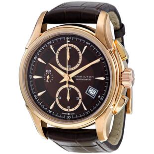 代购 腕表计时夜光日期自动上链皮带金属防水钢壳商务 HAMILTON男士