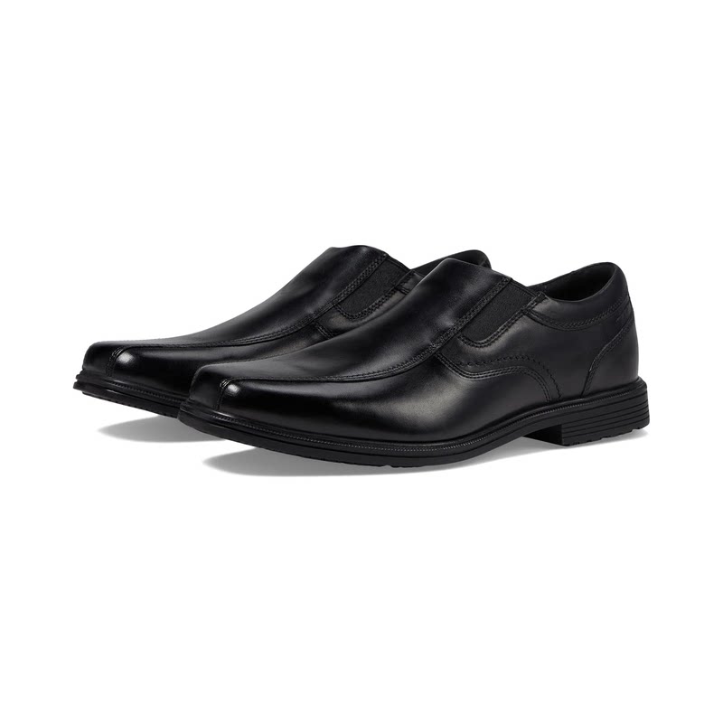 海外代购Rockport/乐步男士休闲皮鞋防水易穿脱圆头平底日常通勤