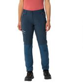 蓝色休闲裤 代购 长裤 防风弹性耐磨冲锋裤 VAUDE巍德女士户外裤