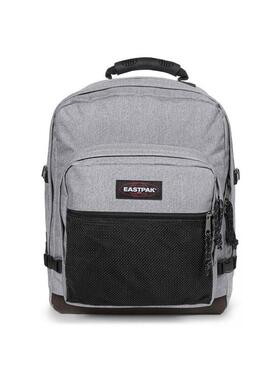 代购EASTPAK男士双肩包多口袋拉链开合顶部提手前袋收纳灰色黑色