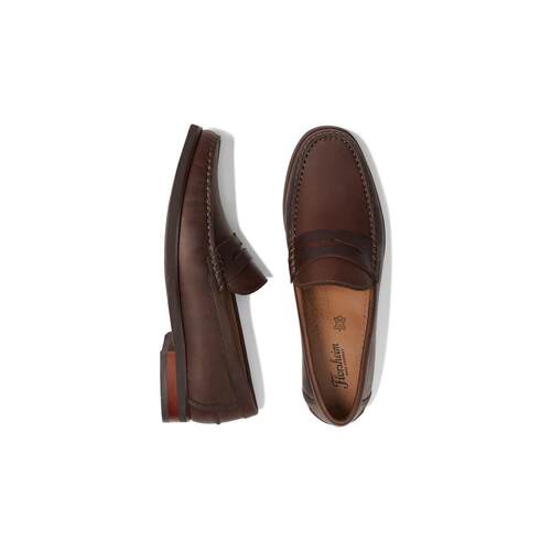 海外代购Florsheim男士时尚休闲鞋舒适缓震一脚蹬便士乐福圆头