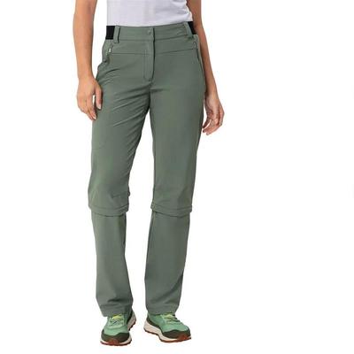 代购VAUDE巍德女士冲锋裤防风保暖耐用户外裤三quarter高腰