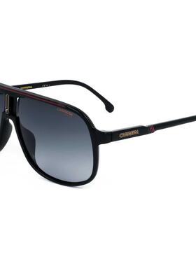 代购Carrera卡雷拉男士太阳镜遮光防紫外线渐变色大框方形黑色