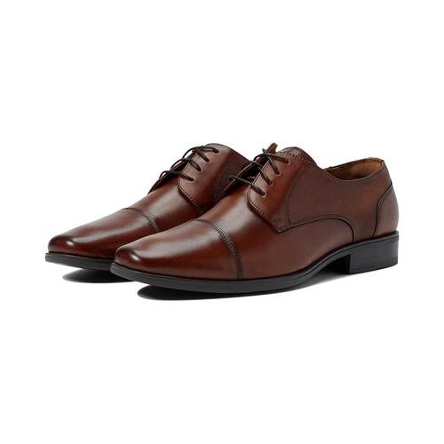 海外代购Florsheim男士时尚休闲鞋修饰脚型轻便系带低跟商务通勤