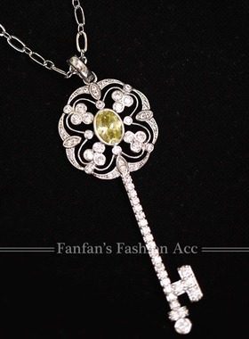 毛衣链钥匙吊坠长款轻奢高级感