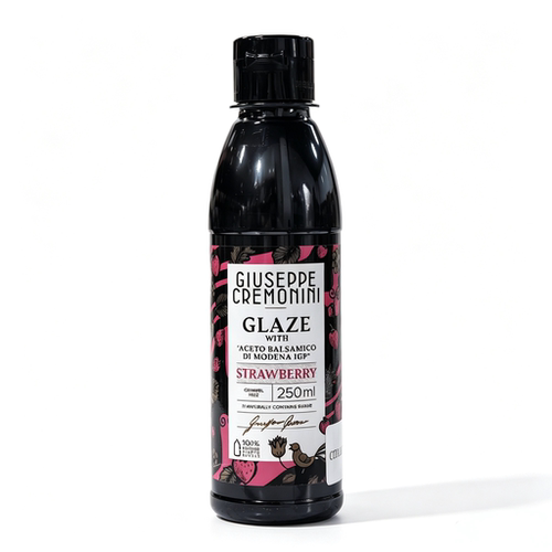 克罗米尼浓稠黑醋调味汁 草莓味250ml