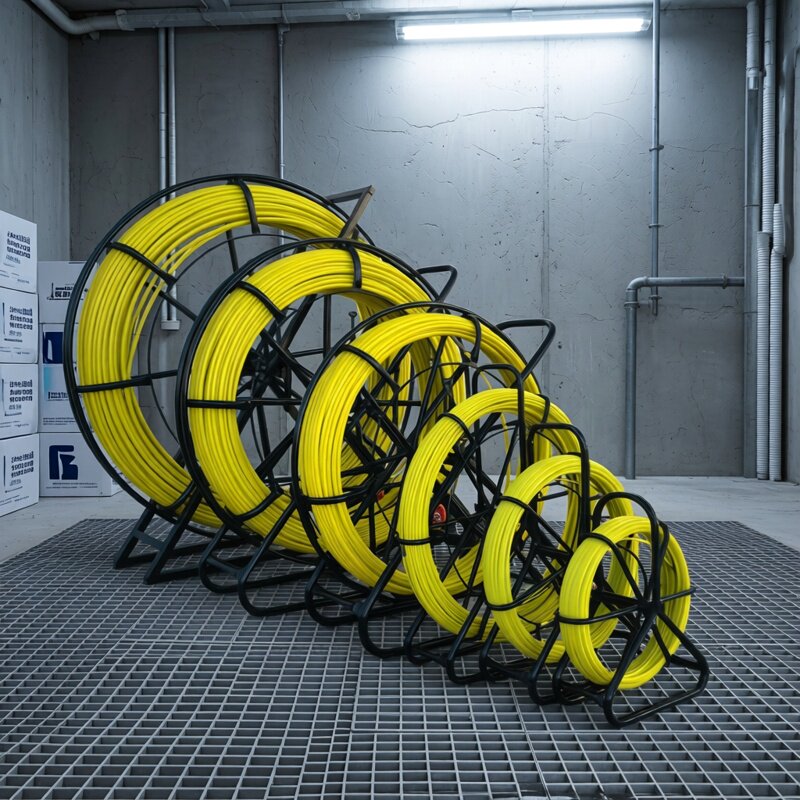 电工穿管器引线神器 管道疏通器专用光缆网线100米通棒玻璃钢穿缆