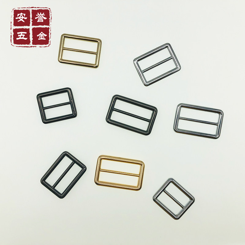 包包五金配件日字扣加厚皮具金属扣子箱包三档扣环包带调节日子扣