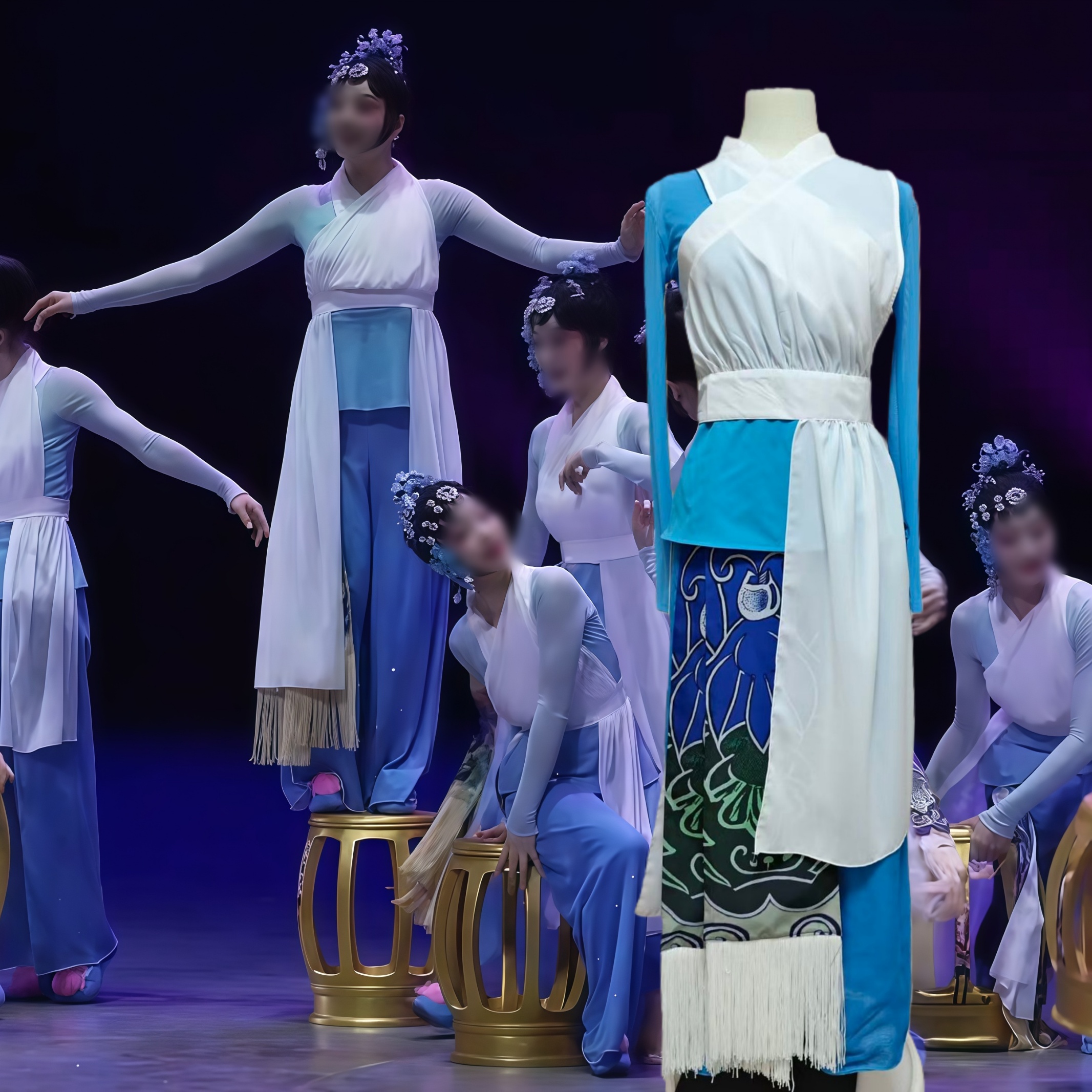 《摆春风》舞蹈演出表演服