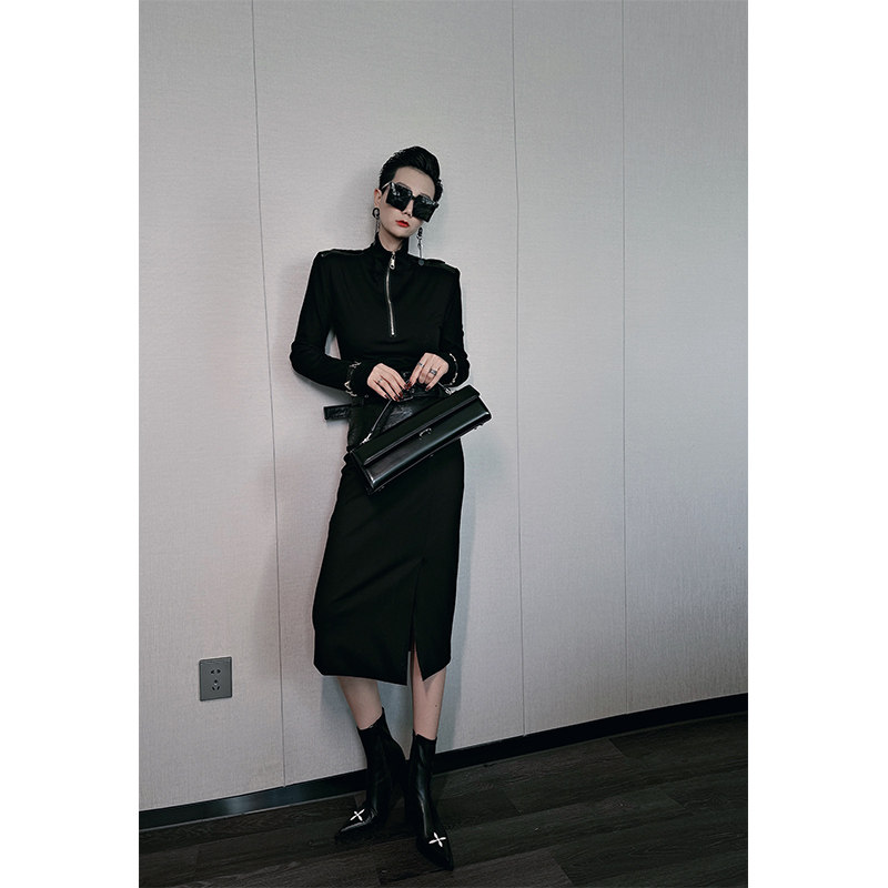 【蛋爷精选】黑色长袖轻奢打底衫女春季新款立领修身别致小衫上衣,女装/女士精品,卫衣/绒衫,淘宝优惠券,粉丝福利购,淘宝优惠卷