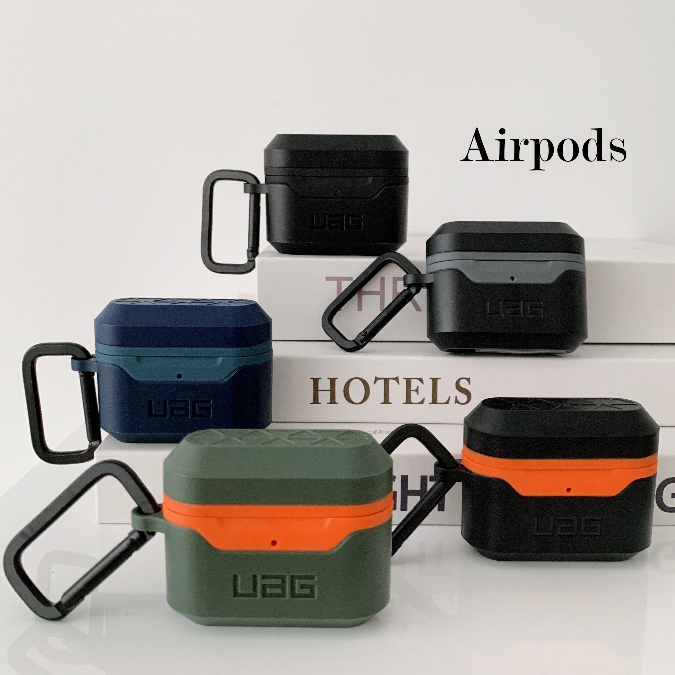 U系列适用于苹果Air Pods Pro/2代耳机套硬壳防摔Air Pods 1/2/3代全包