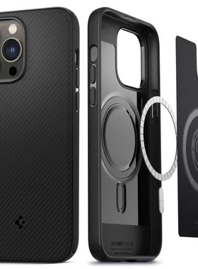 Spigen韩国新款马格适用苹果iPhone 17Pro max MagSafe磁吸手机壳TPU软壳16/15/14 /13保护套斜纹16e