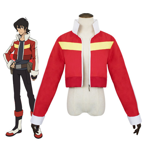 【魂漫轩】战神金刚cos服 传奇的保护神动漫Keith红色短外套