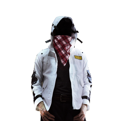 绝地求生刺激战场连帽黑白夹克外套cdk秋冬学