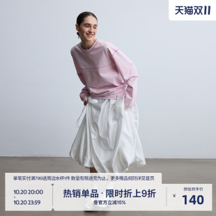 T恤男女情侣款 BEASTER重磅粉色设计感长袖 秋百搭上衣 8.25新品
