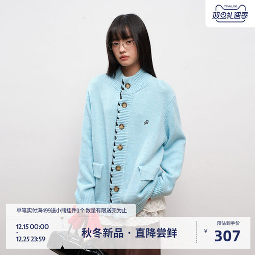 BEASTER亲肤保暖刺绣衫毛衣