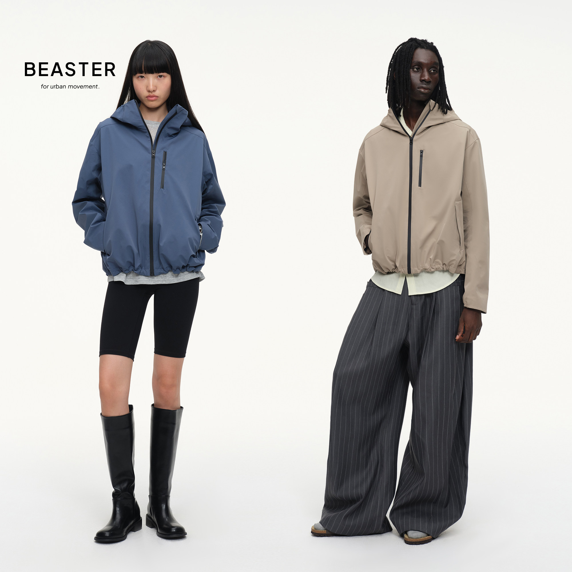 BEASTER「舒适防泼水」都市轻户外通勤感日常宽松外套图片