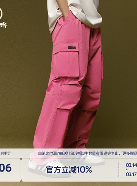 BEASTER大口袋休闲裤男休闲宽松直筒美式机能工装裤潮情侣长裤