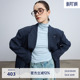BEASTER双排扣休闲西装 宽松早秋高级感藏蓝色西服外套 男女同款