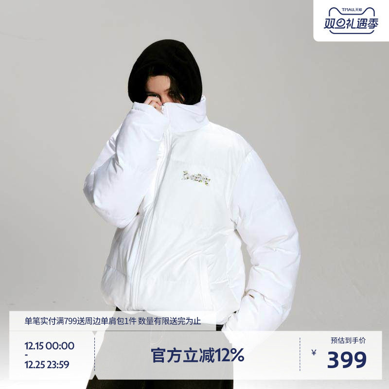 鬼脸刺绣羽绒服BEASTER