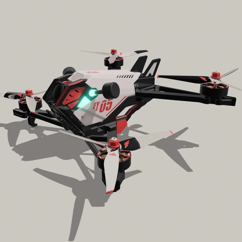 风影穿越机5寸机架适配大疆图传