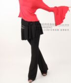 瑜伽裤 舞蹈裤 练功拉丁服摩登舞服 广场舞裤 云中舞女拉丁舞练功裙裤