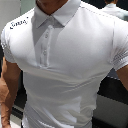 男士POLO衫翻领短袖私人教练定制