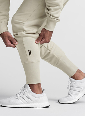 美式运动裤男训练跑步小脚卫裤子弹力百搭休闲束脚潮牌健身长裤棉