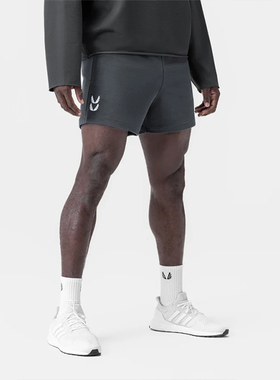 ASRV美式运动短裤跑步训练三分裤透气弹力修身休闲时尚健身裤子男