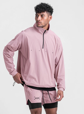 2026新款运动卫衣男士训练长袖立领防风衣休闲外套拉链跑步健身服