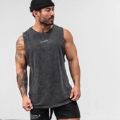 肌肉夏新款 T恤撸铁训练坎肩男 兄弟健身背心衣服运动休闲弹力无袖