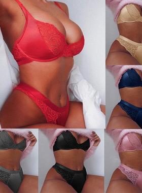 Sexy lingerie steel support bra set 内衣文胸