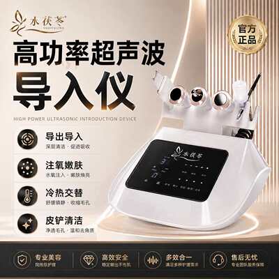 美容院超声波导入仪冷导冰敷按摩仪黑头铲皮刀清洁导出美容仪器