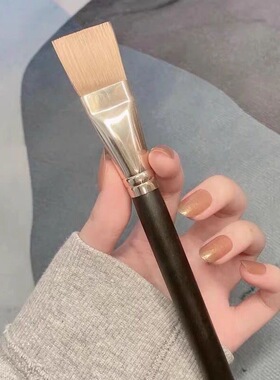 新款面膜刷软毛美容院专用粉底刷扁头粉底刷无痕轻薄底妆