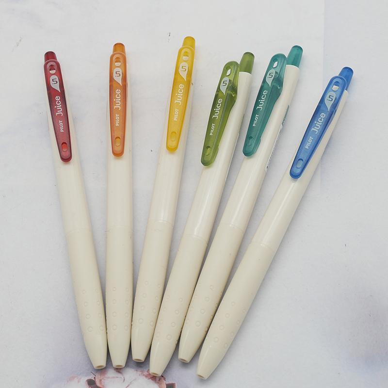 百乐中性笔经典淡雅色颜料墨水