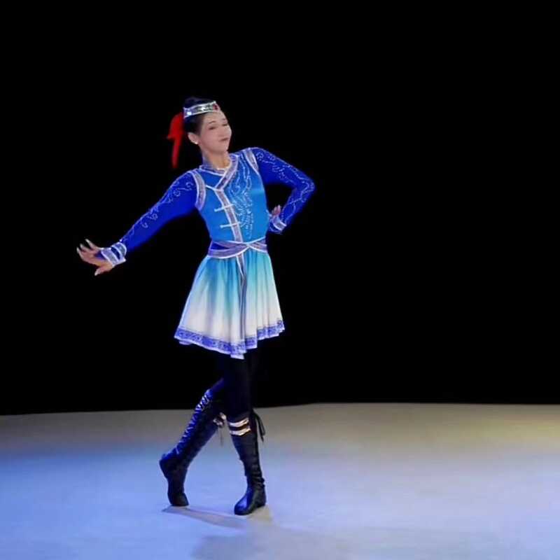 夏辉老师同款练功蒙古族演出服
