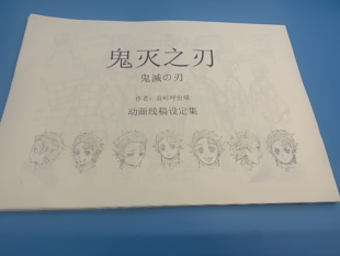 45张 鬼灭之刃 原画集A4 弥豆子 美术生临摹参考素材 炭治郎