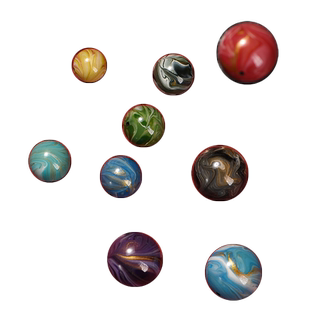 玄同中国非遗手工精品大漆珠漂漆单珠散珠佛珠手串漆器diy配饰