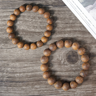 白奇楠沉香木小单圈手串手链男女款 文玩佛珠念珠手饰礼物结缘手饰
