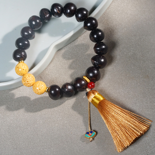 无患子木患子菩提佛珠手串文玩手持念珠男女款手饰把玩串流苏手饰