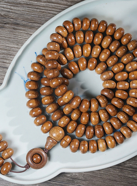 六道木苹果珠手链108颗念珠文玩木串多圈手串盘玩男女款手饰