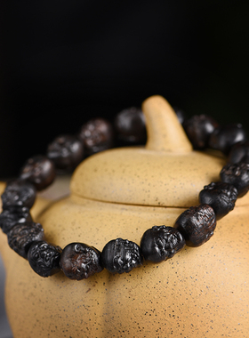 玄同保真菩萨棋沉香手串十八罗汉男女款佛珠文玩佛珠罗汉念珠手链