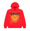 Sp5der P*NK V2 Hoodie Red