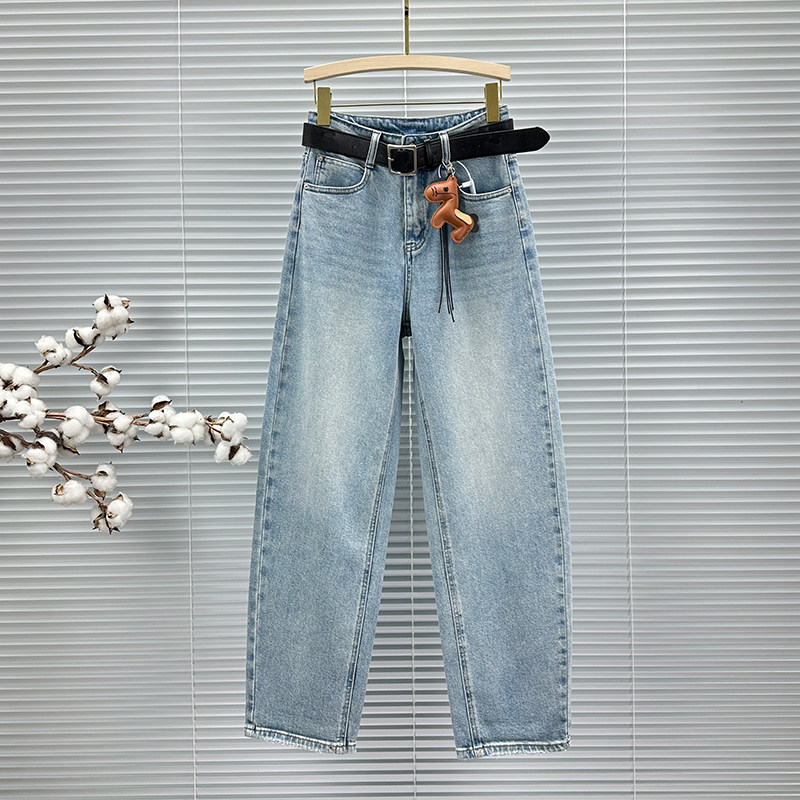 欧货老爹牛仔裤女潮2026年春季新款高腰宽松显瘦百搭时尚垮裤长裤,女装/女士精品,牛仔裤,淘宝优惠券,粉丝福利购,淘宝优惠卷