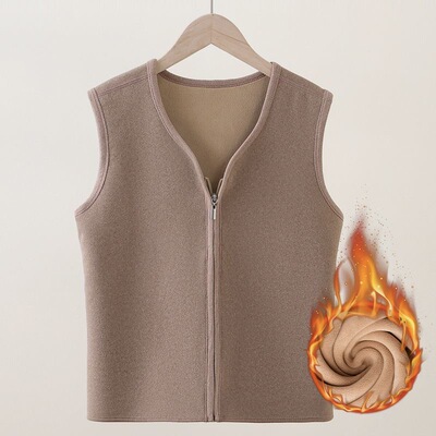 德绒加厚保暖背心马甲内搭
